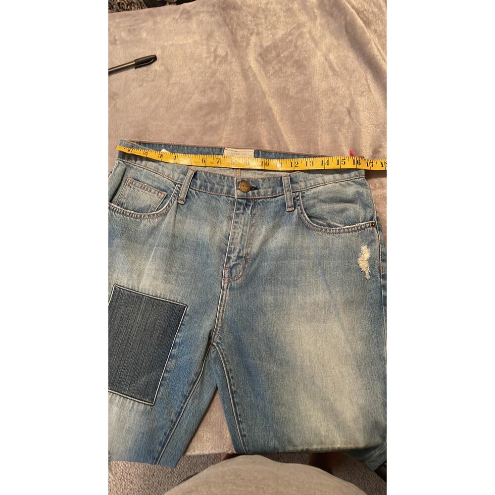 CURRENT/ELLIOTT PATCHED JEANS RARE - Picture 5 of 7
